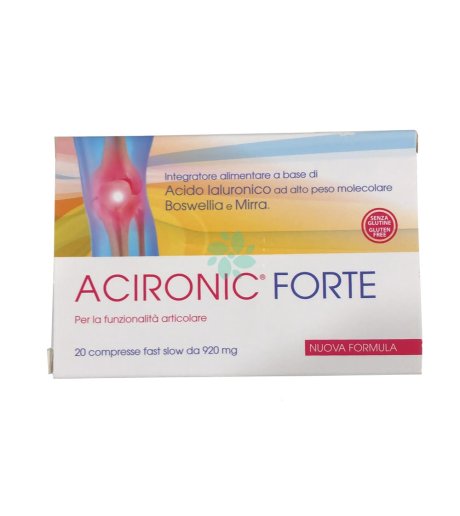 ACIRONIC FORTE 20CPR FAST-SLOW