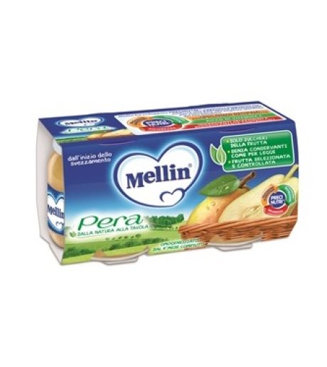 Mellin Omog Pera 2x100g