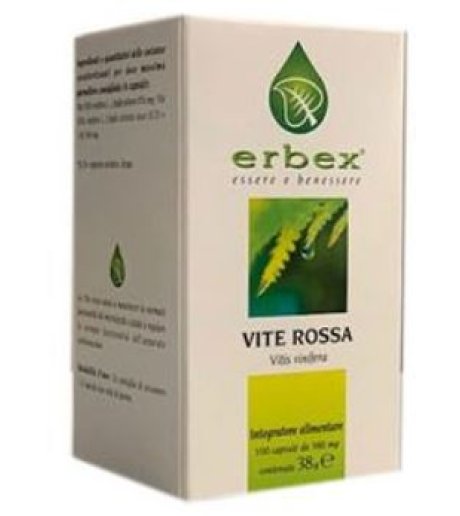 VITE ROSSA 100 Cps 380mg ERBEX