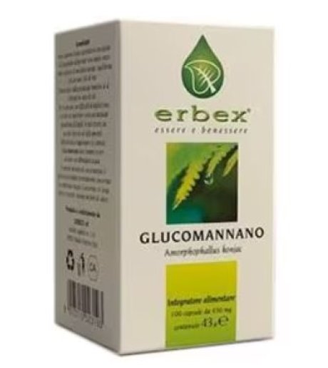 GLUCOMANNANO 100CPS 430MG ERBEX