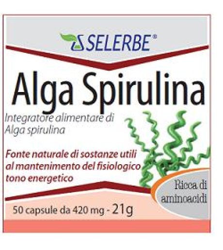 SELERBE SPIRULINA ALGA 50CPS