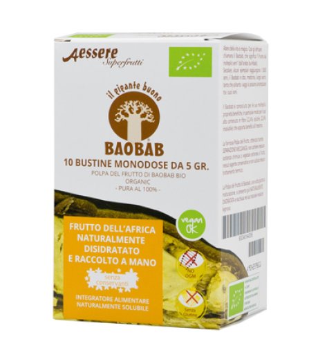 BAOBAB AESSERE POLPA BIO 10X5G