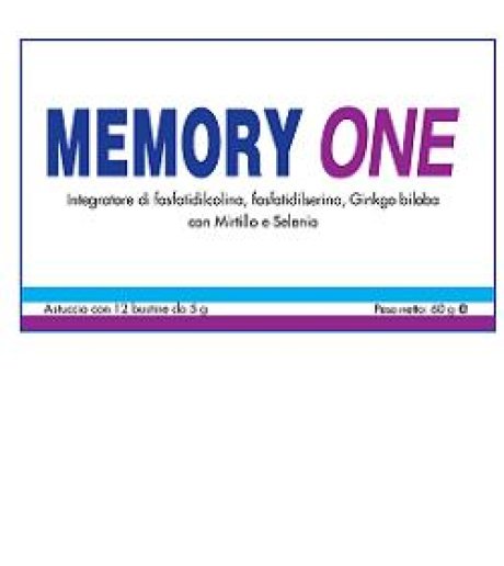 MEMORY ONE INTEG 12 BUSTE