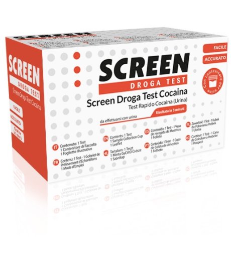 SCREEN DROGA TEST COCAINA