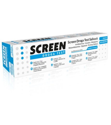 SCREEN DROGA TEST SALIVA 6 PARAM