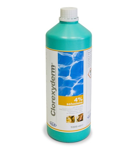 CLOREXYDERM SOL 4% 1000ML VET