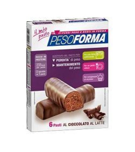 PESOFORMA BAR CIOCC LATTE 12PZ