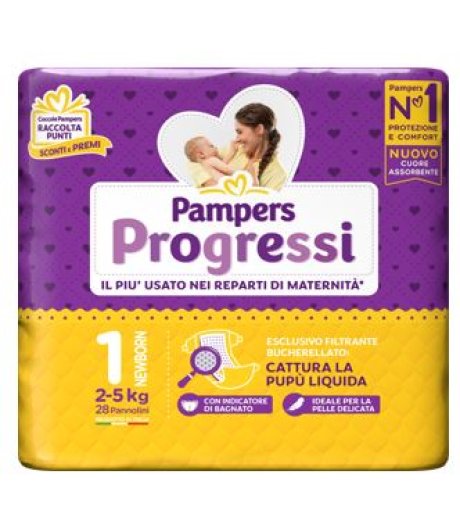 Pampers Progressi Newborn 28pz