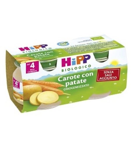 HIPP BIO OMO CAR+PATAT 2X80G