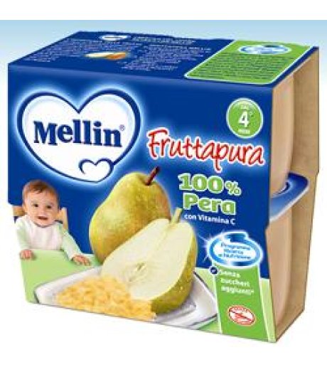 Mellin Frutta Pura Pera 4x100g