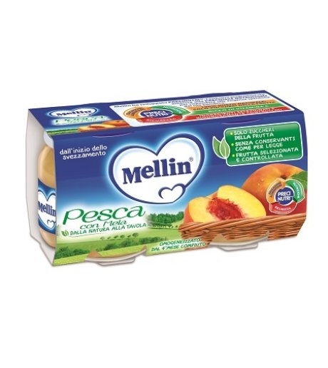 Mellin Omog Pesca Mela 2x100g