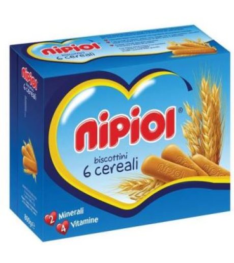 NIPIOL-BISCOT 6 CEREALI 800G