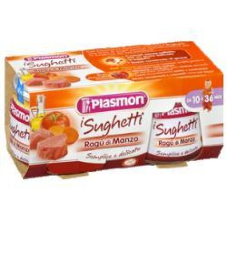 PLASMON SUGH RAGU'MANZO 2X80G