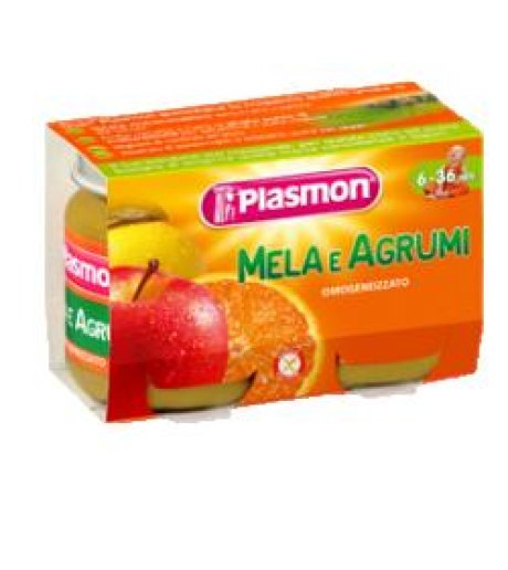 Plasmon Omog Mela/agrumi2x104g