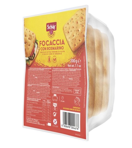 SCHAR FOCACCIA ROSMARINO 200G