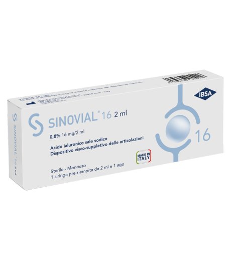 Sinovial 16 Sir 0,8% 2ml 1pz