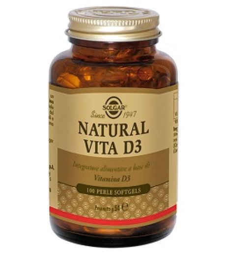 NATURAL VITA D3 100PRL SOLGAR