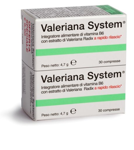 VALERIANA SYSTEM 30CPR+30CPR