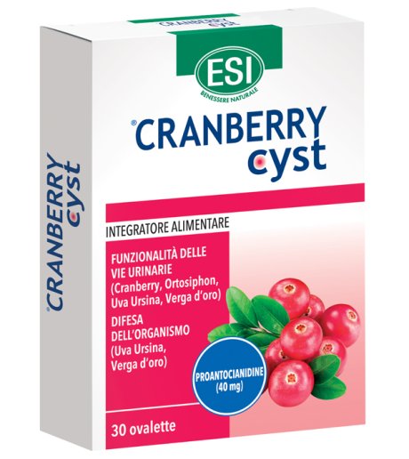 CRANBERRY CYST 30 OVALETTE ESI