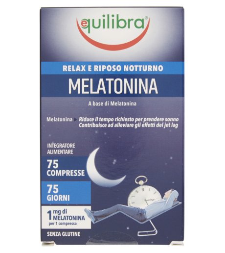 EQUILIBRA MELATONINA 75CPR 1MG