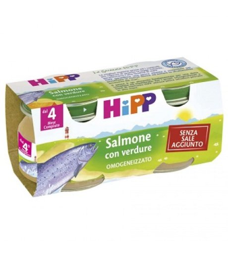 HIPP BIO OMO SALMONE VERD2X80G