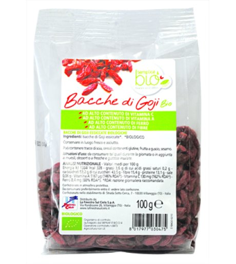 SEMPLICE&BIO BACCHE DI GOJI100