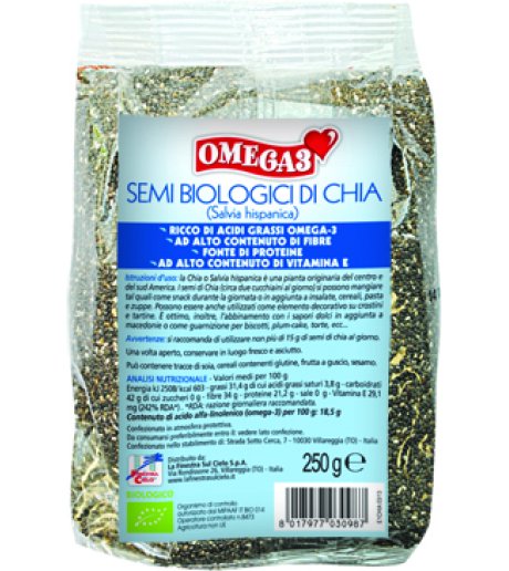 OMEGA 3 SEMI CHIA BIO 250G FINES