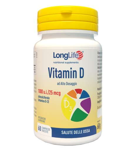 LONGLIFE VITAMIN D1000 60CPR