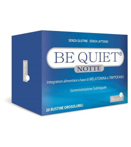 BE QUIET NOTTE 1MG 20BUST 1,3G