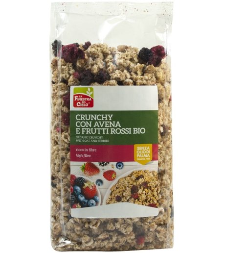 CRUNCHY AVENA FRUTTI ROSSI BIO