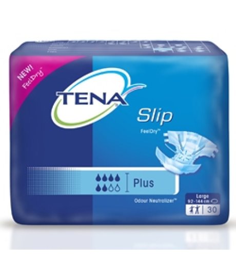 TENA SLIP PLUS PAN L 30PZ 0730