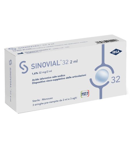 SINOVIAL 32 1,6% 32MG/2ML 3F