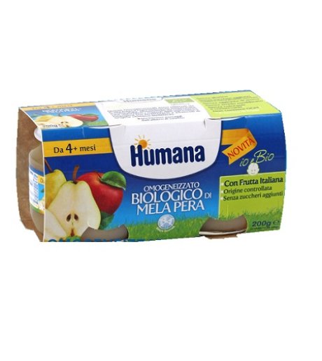 Humana Omog Me/pera Bio 2x100g