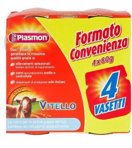 PLASMON OM VITELLO 4X 80G