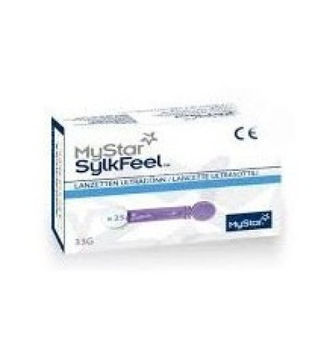 MYSTAR SYLKFEEL LANCETS G33 25PZ