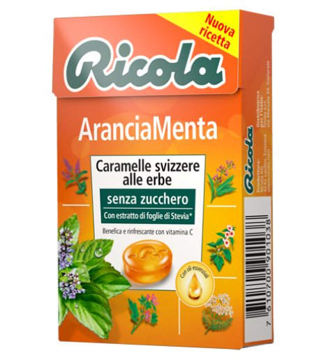 RICOLA ARANCIA MENTA S/ZUCC50G<