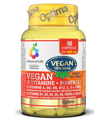 VEGAN 12 VIT+MIN 60CPR