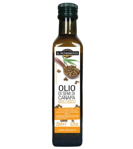 NUT Olio Canapa 250ml Crudo