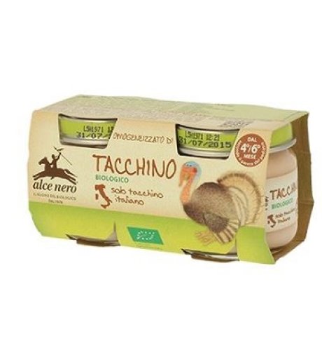 OMOGENEIZ TACCHINO BIO 2X80G ALC