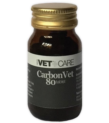 CARBONVET VETCARE 80Cpr 500mg