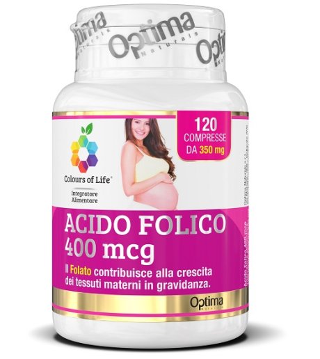 ACIDO FOLICO 400MCG 120CPR OPTIM