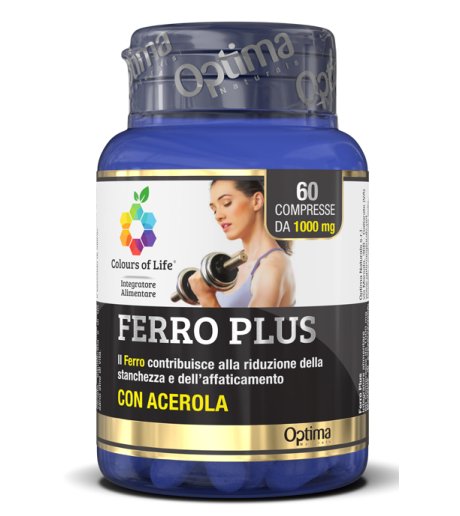 FERRO PLUS ACEROLA 60CPR OPTIMA