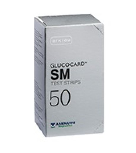 GLUCOCARD-SM TEST STRIPS 50PZ