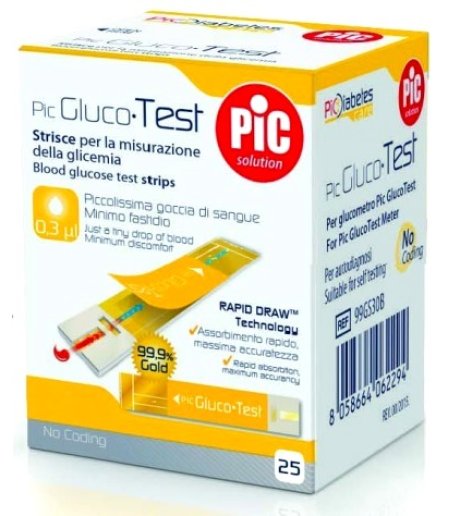 GLUCOTEST STRISCE PIC 25PZ