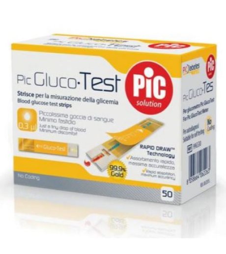 GLUCOTEST STRISCE PIC 50PZ