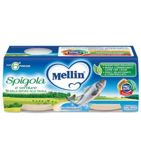 MELLIN OMOG SPIGOLA 2X80G