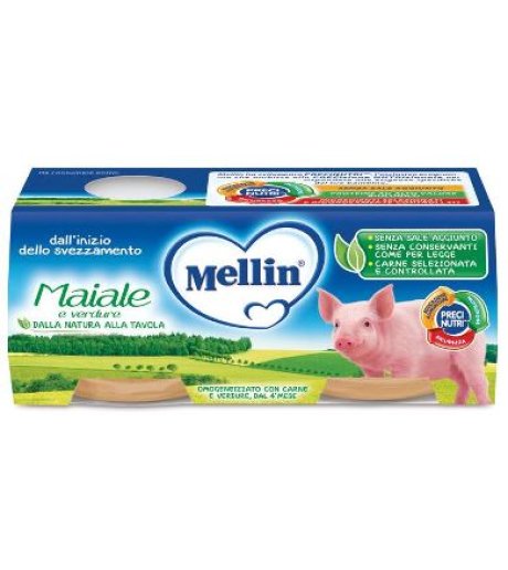 MELLIN-OMO.MAIALE C/VERD 2X80G