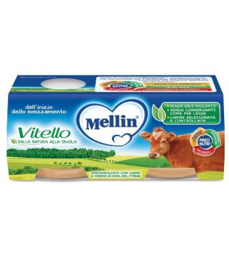 MELLIN-OMO.VITELLO 2X80G