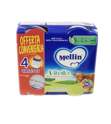 MELLIN-OMO.VITELLO 4X80G