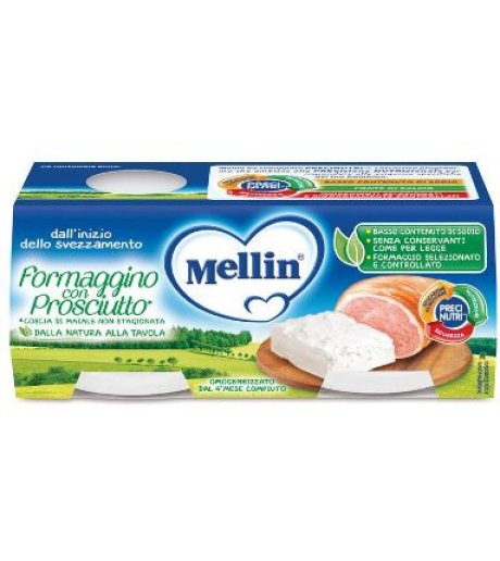 MELLIN-FORMAGGINO PROSCIUT 2X80G